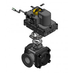 Banjo-Magnetventil, Gewinde 2&quot;F, Flansch 2&quot;FP, seitlich, EVR200SL