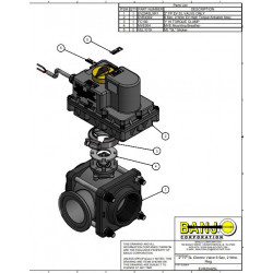 Banjo-Magnetventil, Gewinde 2&quot;F, Flansch 2&quot;FP, seitlich, EVR2042SL