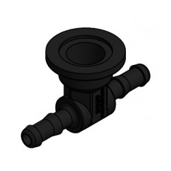 Banjo trójnik kołnierz 1" wąż D.13 mm