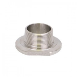 Banjo-Adapter 2&quot; Flansch 1 1/2&quot; Gewinde Edelstahl, M200150MPTSS