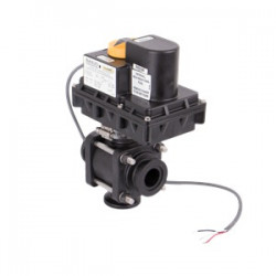 Banjo-Magnetventil EIN/AUS 1&quot; Flansch 3-Wege mit Bodenzufuhr, MEV100BLCF