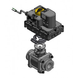 Banjo-Magnetventil Ein/Aus 1&quot; Flansch voller Durchgang, MEV100CF4