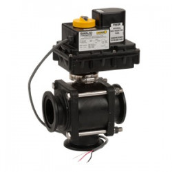 Banjo-Magnetventil EIN/AUS 2&quot; Flansch 3-Wege mit Bodenzufuhr, MEV220BLCF