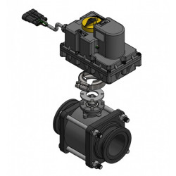 Banjo-Magnetventil EIN/AUS 2&quot; Flansch Voller Durchgang mit Stopfen, MEV220CF9