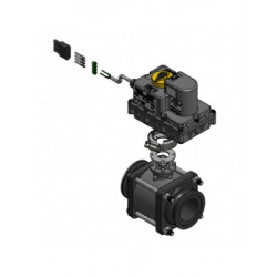 Banjo-Magnetventil EIN/AUS 2&quot; Flansch Voller Durchgang mit Stopfen, MEV221CF2