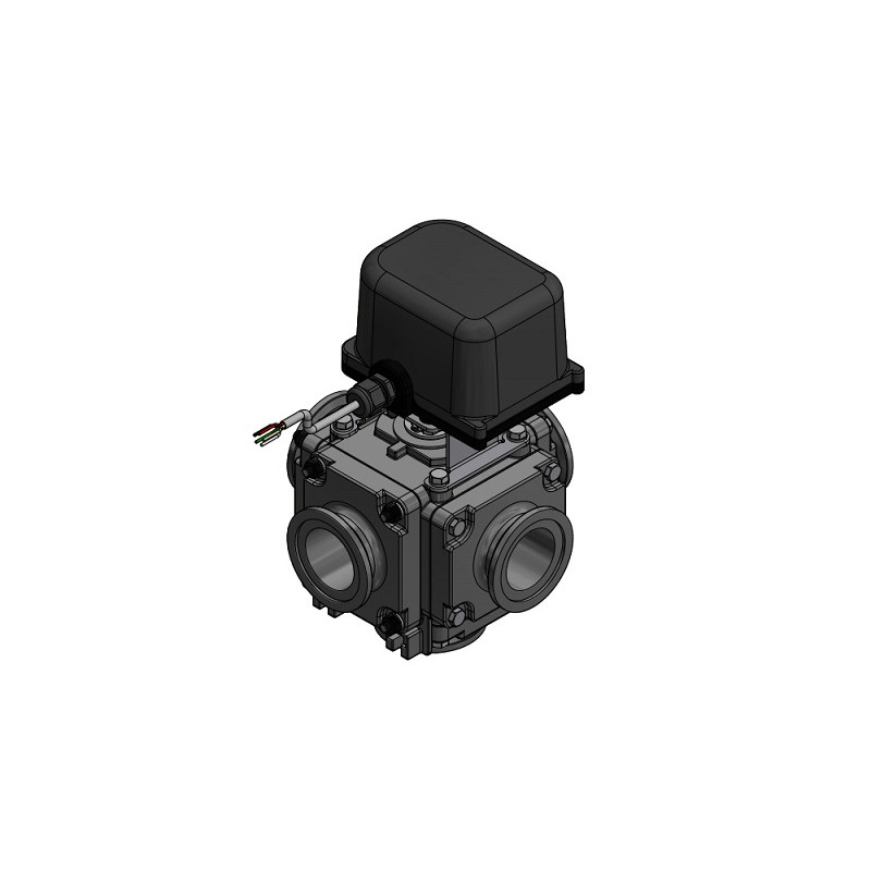 Banjo-Magnetventil EIN/AUS 2" Flansch Voller Durchgang 5-Wege, MEV225CF