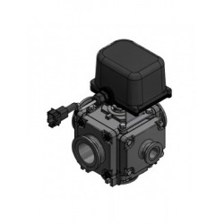 Banjo-Magnetventil EIN/AUS 2&quot; Flansch Voller Durchgang 5-Wege mit Stecker, MEV225H