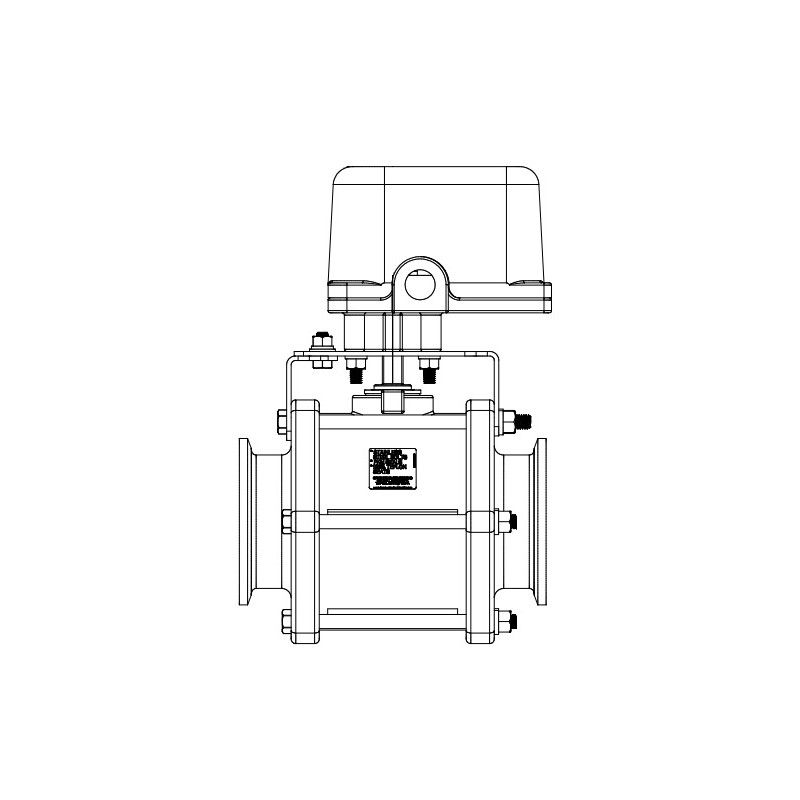 Banjo-Magnetventil EIN/AUS 3&quot; Flansch Voller Durchgang, MEV300CF110