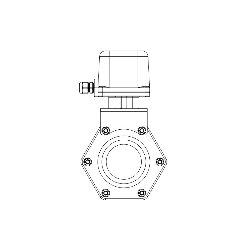 Banjo-Magnetventil EIN/AUS-Flansch 3" 3-Wege Voller Durchgang, MEV300CF24