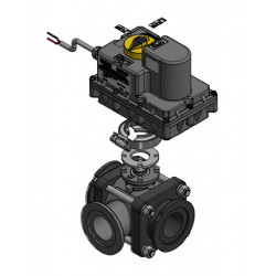 Banjo-Magnetventil, 2&quot;-Flansch, 3-Wege, mit seitlichem Anschluss, MEVR208SLCF