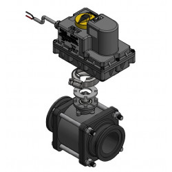 Banjo-Magnetventil, 2&quot;-Flansch, voller Durchgang, MEVR228CF