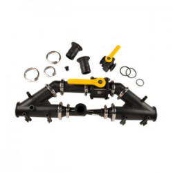 Banjo komplettes 3&quot;-Ansaugsystem mit Auswerfer, MIS300BRB