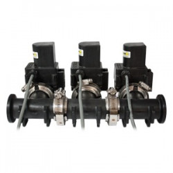 Banjo-Block mit 3 Magnetventilen, 1&quot;-Flansch, mit Bypass, MLEV103