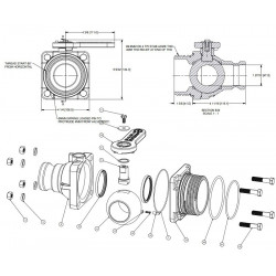2Banjo-Kugelhahn Mauser-Anschluss 2&quot;M Camlock 2&quot;M