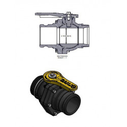 Banjo-Kugelhahngewinde 3&quot;M Camlock 3&quot;M, VSFMT301SH