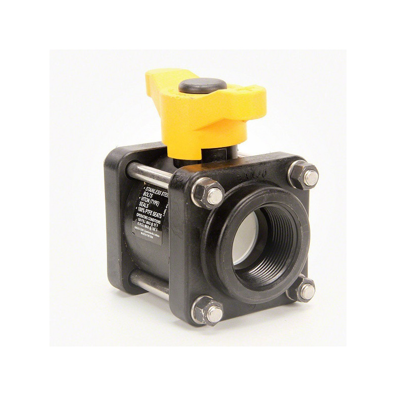 Banjo-Kugelhahn Gewinde 1 1/2&quot;F, VT150