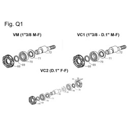 2Teile für die Bertolini Poly 2260 Pumpe