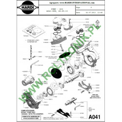 2Zestaw naprawczy pompy 603 HARDI 75073200