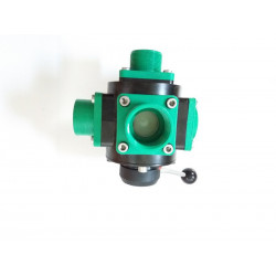 5-Wege-Kugelhahn, 2&quot;-Gewinde, VTDC0600KR2, Polmac