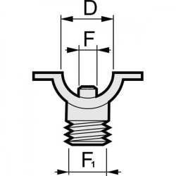 21/2" F.14 Rohrzuführungsanschluss, 40064B Arag