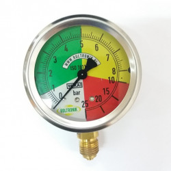 2Durchmesser 63 0-5-8/25BAR 1/4&quot; WIKA Manometer