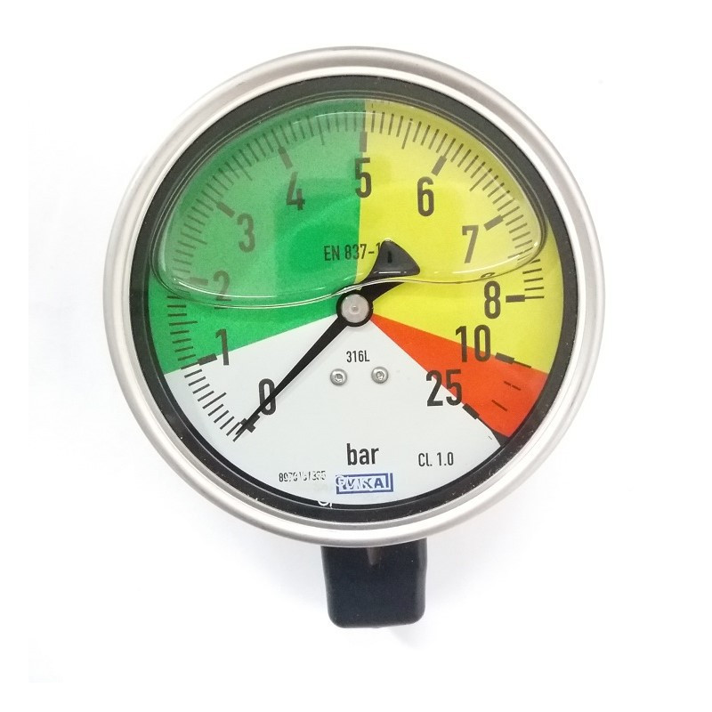 M100 pressure gauge 0-5-8/25bar 1/4&quot; WIKA, 31098239