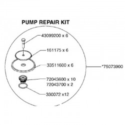 2Hardi 463/464 Pumpenreparatursatz