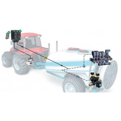2Kabel für Obstgarten-Bedienfeld, 2-teilig