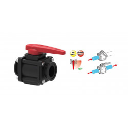 2&quot; 2-way ball valve, 453005L66, Arag