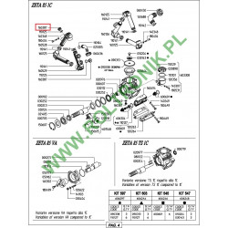 2Udor Zeta pump head/manifold cap, 160387