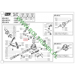 Udor Zeta pump manifold cap, 160336