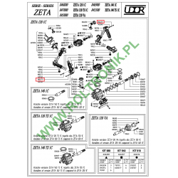 Udor Zeta pump manifold bolt, 180479