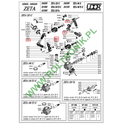 2O-Ring für Pumpenverteiler Udor Zeta 120/140
