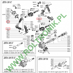 2Verteilerstück, Pumpenanschluss Zeta 120, 140 3/4" UDOR
