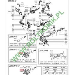 2Korpus pompy Udor Zeta 120/140 TS 1C