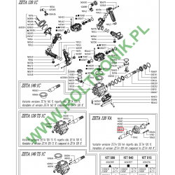 2Klin wałka pompy Udor Zeta 85/100/120 VA