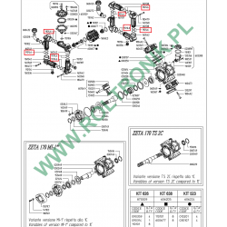 2O-Ring für Pumpenverteiler Udor Zeta 170
