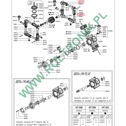 2Zeta 170, 200 UDOR pump manifold, manifold pipe