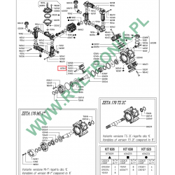 Udor Zeta 170 Pumpenkolben und Pleuelsatz, 601561, UD601561