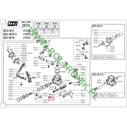 Udor Zeta 100 Pumpenkolben und Pleuelsatz, 601549, UD601549