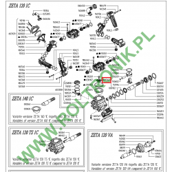 Kolben- und Pleuelsatz für Udor Zeta 120/140 Pumpe, 601562, UD601562