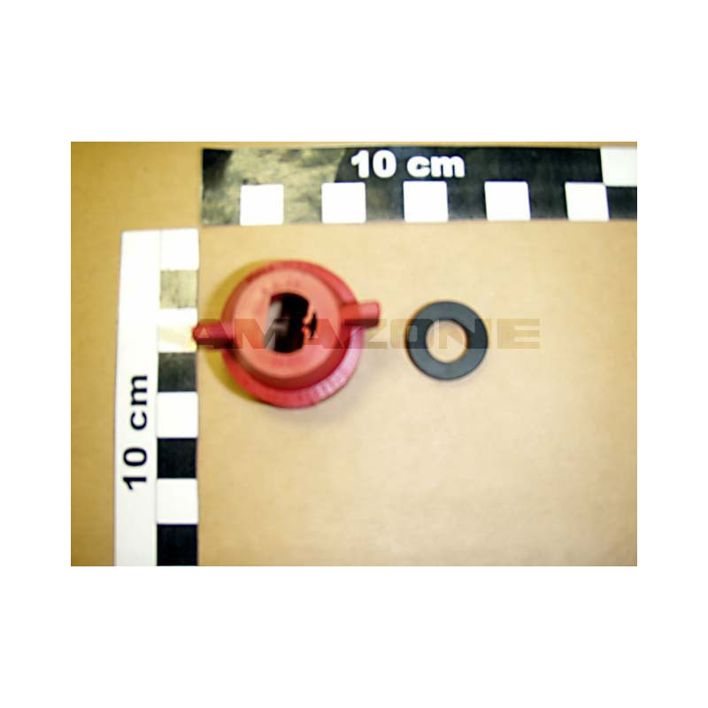 Bayonetkappe SW 8 (rot) with Dichtung ZF424, Amazone