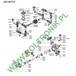 2Piston ring for Udor Zeta 200, 300 pump