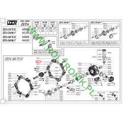 2Saugverteiler, Pumpenanschluss Zeta 300 2&quot;M, UDOR
