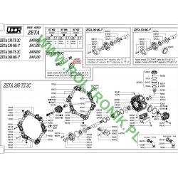 Tuleja tłoka pompy Udor Zeta 230 TS 2C, 020636, UD020636