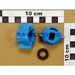 2Bayonetkappe SW 8 (blue) with Dichtung ZF491