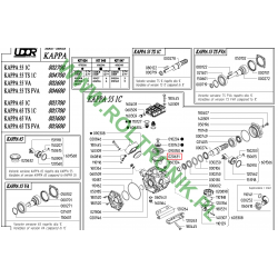 Udor Kappa 55/65 Pumpenbuchse, 020631, UD020631