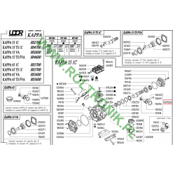 Udor Kappa 55 Pumpenkolben- und Pleuelsatz, 601566, UD601566