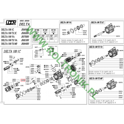 Kolben- und Pleuelsatz für die Pumpe Udor Delta 100, 601558