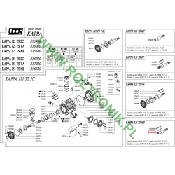 2Udor Kappa 151 TS MF Pumpenwelle